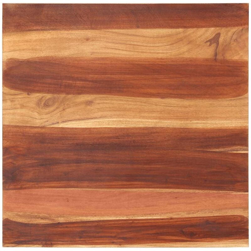 Dessus de table bois massif d'acacia 15-16 mm 70x70 cm Vidaxl