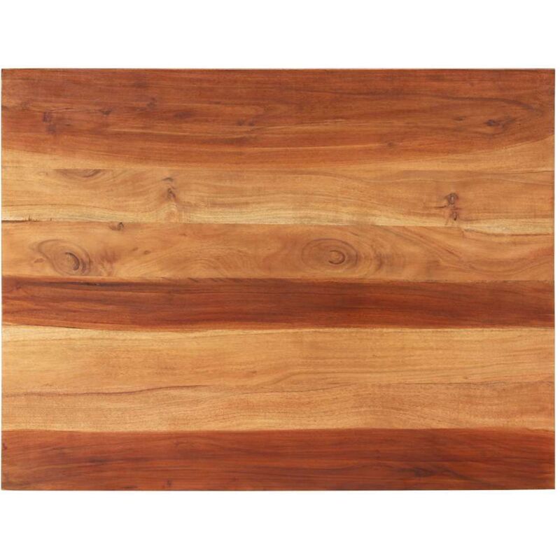 Dessus de table bois massif d'acacia 25-27 mm 70x90 cm Vidaxl