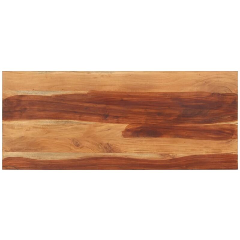 Dessus de table bois massif d'acacia 15-16 mm 60x140 cm Vidaxl