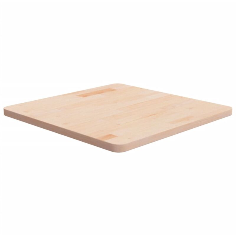 Dessus de table carré 60x60x2,5 cm Bois chêne massif non traité Vidaxl