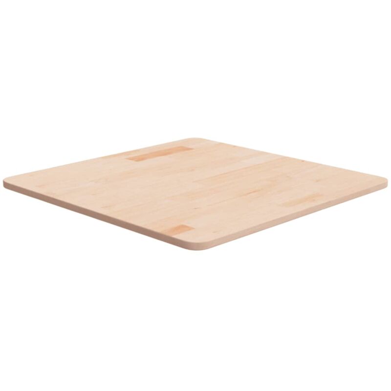 Dessus de table carré 60x60x1,5 cm Bois chêne massif non traité Vidaxl