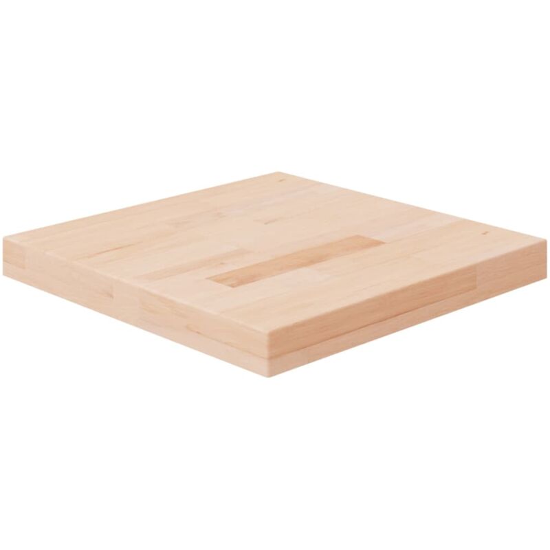 Dessus de table carré 40x40x4 cm Bois chêne massif non traité vidaXL