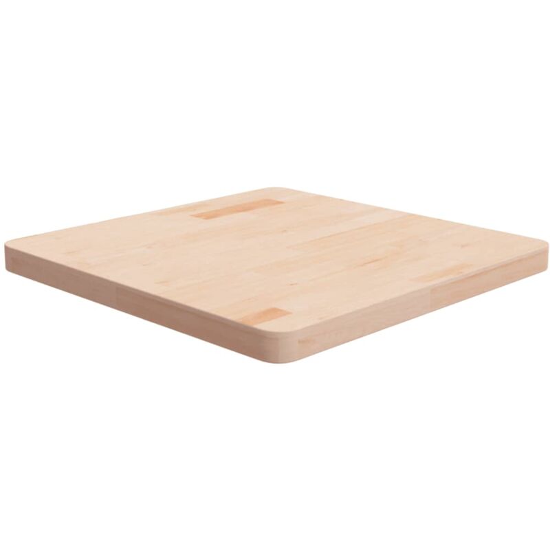Dessus de table carré 60x60x4 cm Bois chêne massif non traité vidaXL
