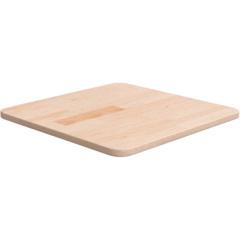 Dessus de table carré 40x40x1,5 cm Bois chêne massif non traité Vidaxl