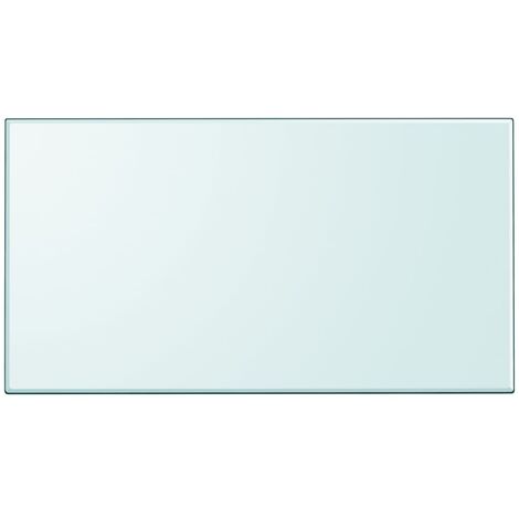 Dessus de table rectangulaire en verre trempé 1200 x 650 mm – Épaisseur 8 mm – Design moderne pour tables à manger et basses – Asupermall