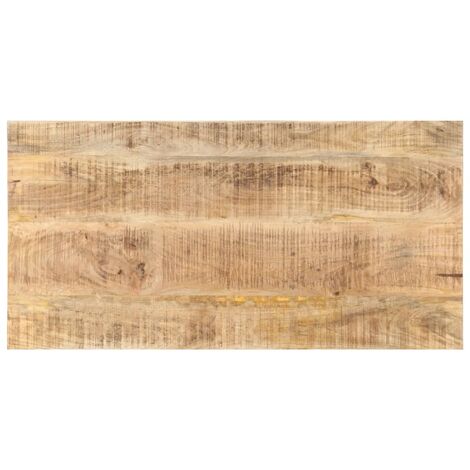 Dessus de table, Plateau De Table Bois de manguier solide 25-27 mm 100x60 cm LKF15307