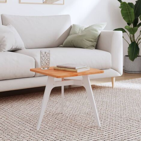 Dessus de table-Plateau de Table de Remplacement 40x40x1,5 cm carré bois massif de hêtre 538789