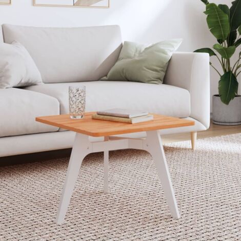 Dessus de table-Plateau de Table de Remplacement 50x50x1,5 cm carré bois massif de hêtre 181954