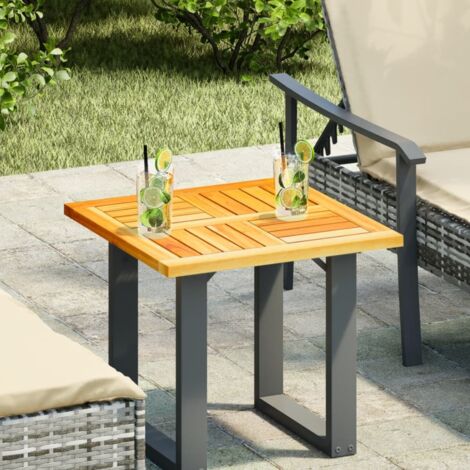 Dessus de table-Plateau de Table de Remplacement 50x50x2 cm carré bois massif d'acacia 363239