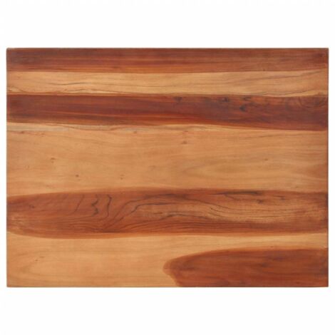 Dessus de table-Plateau de Table de Remplacement bois massif d'acacia 25-27 mm 60x80 cm 464202