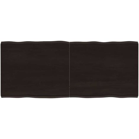 Dessus de table-Plateau de Table de Remplacement bois massif traité bordure assortie 739089