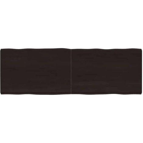 Dessus de table-Plateau de Table de Remplacement bois massif traité bordure assortie 747930