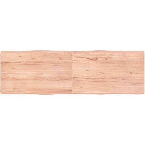 Dessus de table-Plateau de Table de Remplacement bois massif traité bordure assortie 777351