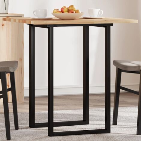 Dessus de table-Plateau de Table de Remplacement carré 70x70x2 cm bois massif d'acacia 137618