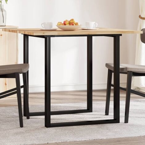 Dessus de table-Plateau de table de remplacement carré 90x90x2 cm bois massif d'acacia