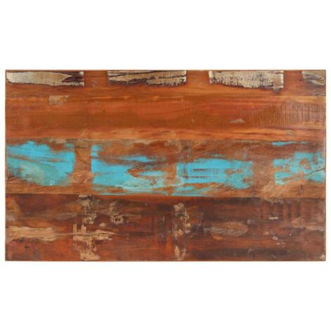 Dessus de table-Plateau de Table de Remplacement rectangulaire 60x100 cm 15-16 mm Bois récupéré 598328