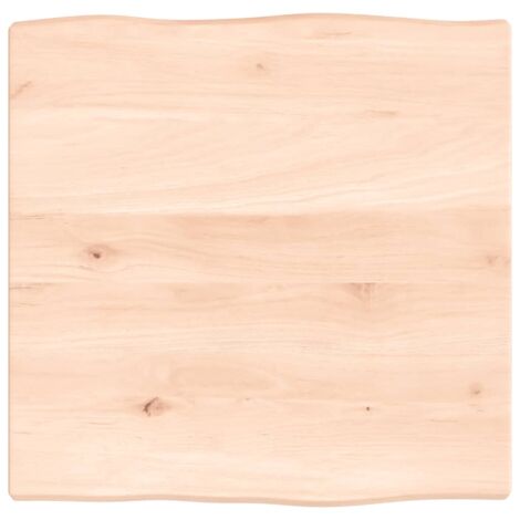 Dessus de table  Plateau De Table  Plan de travail bois chêne massif non traité bordure assortie BZTHBS442576