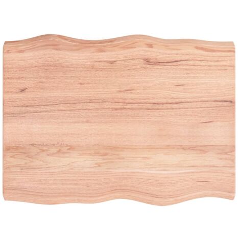 Dessus de table  Plateau De Table  Plan de travail bois chêne massif traité bordure assortie BZTHBS389055