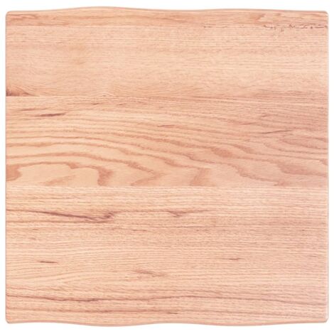Dessus de table  Plateau De Table  Plan de travail bois chêne massif traité bordure assortie BZTHBS735083