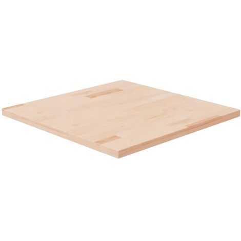 Dessus de table Plateau De Table Plan de travail carré 60x60x2,5 cm Bois chêne massif non traité BZTHBS957207 MaisonChic