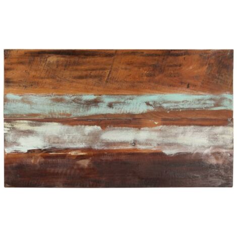 Dessus de table rectangulaire  Plateau De Table  Plan de travail 60x100 cm 25-27 mm Bois récupéré BZTHBS142723