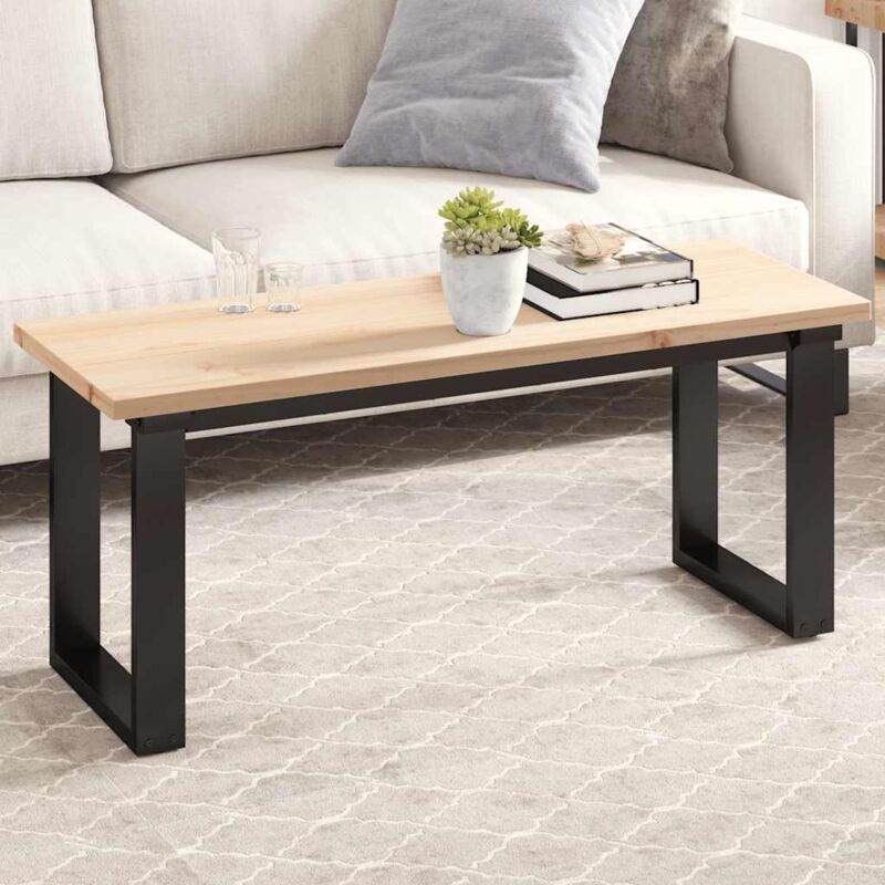 Dessus de table 110x40x2,5 cm rectangulaire bois de pin massif - Vidaxl