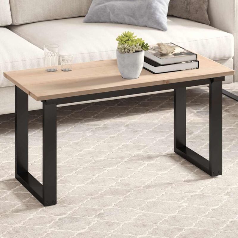 Dessus de table 90x40x1,7 cm rectangulaire bois de pin massif Vidaxl