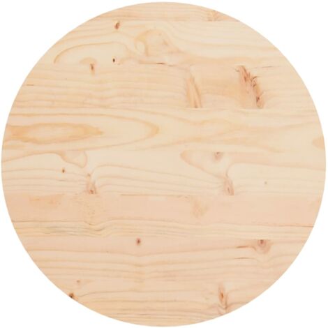 Dessus de table rond Ø40x3 bois de pin massif