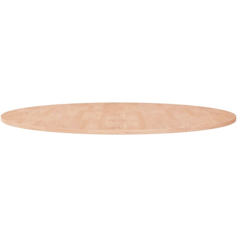 Dessus de table rond Ø90x1,5 cm Bois de chêne massif non traité Vidaxl