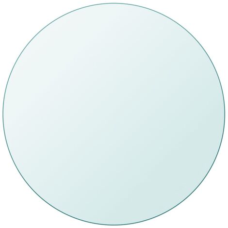 Dessus de table ronde en verre trempé 300 mm