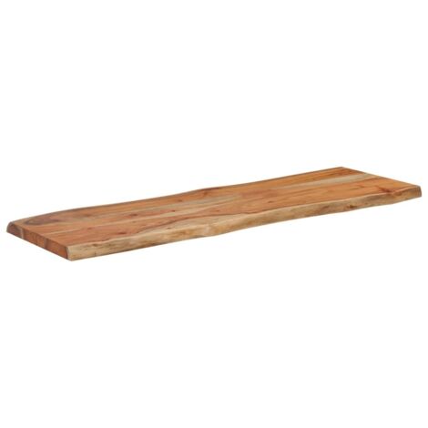 Dessus de table，Plateau de table，Dessus de bureau 120x40x2,5 cm rectangulaire bois massif acacia CFW75163