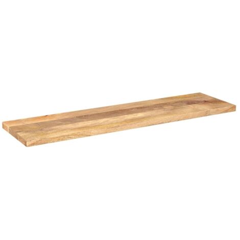 Dessus de table，Plateau de table，Dessus de bureau 120x40x3,8cm rectangulaire bois massif manguier CFW63149