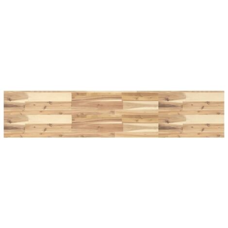 Dessus de table，Plateau de table，Dessus de bureau 160x30x4 cm rectangulaire bois massif d'acacia CFW10223