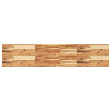 Dessus de table，Plateau de table，Dessus de bureau 160x30x4 cm rectangulaire bois massif d'acacia CFW44626