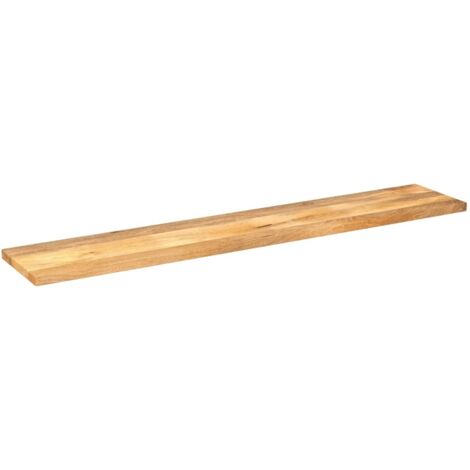 Dessus de table，Plateau de table，Dessus de bureau 180x30x3,8cm rectangulaire bois massif manguier CFW13754