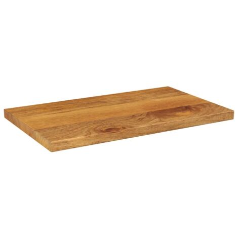Dessus de table，Plateau de table，Dessus de bureau 40x20x3,8 cm rectangulaire bois massif manguier CFW50783