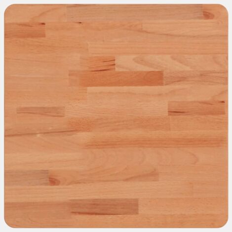 Dessus de table，Plateau de table，Dessus de bureau 40x40x1,5 cm carré bois massif de hêtre CFW89224