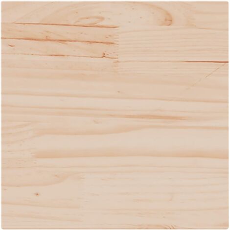 Dessus de table，Plateau de table，Dessus de bureau 40x40x2,5 cm carré bois de pin massif CFW18727
