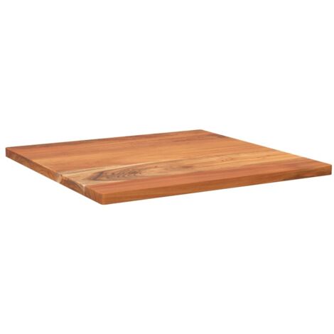 Dessus de table，Plateau de table，Dessus de bureau 40x40x3,8 cm carré bois massif d'acacia CFW66582
