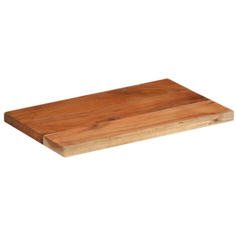 Dessus de table，Plateau de table，Dessus de bureau 50x30x3,8 cm rectangulaire bois massif d'acacia CFW98751