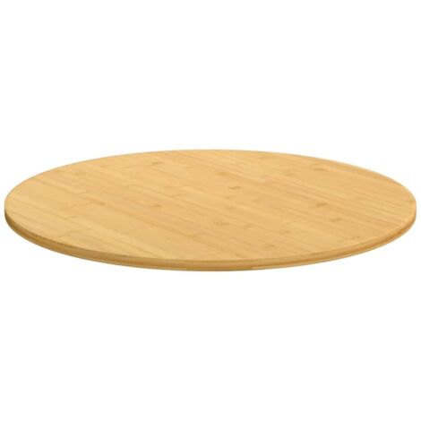 Dessus de table，Plateau de table，Dessus de bureau Ø60x1,5 cm bambou CFW31061