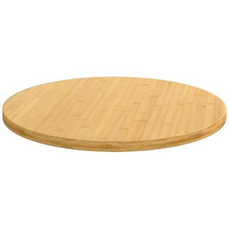 Dessus de table，Plateau de table，Dessus de bureau Ø60x2,5 cm bambou CFW74038