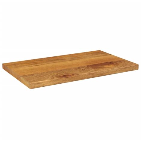 Dessus de table，Plateau de table，Dessus de bureau 60x30x3,8 cm rectangulaire bois massif manguier CFW46826
