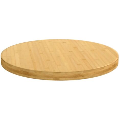 Dessus de table，Plateau de table，Dessus de bureau Ø60x4 cm bambou CFW89770
