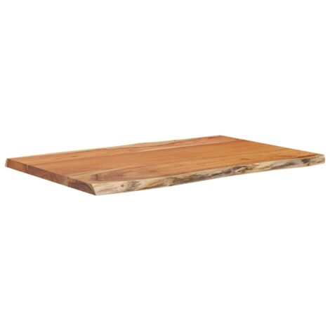 Dessus de table,Plateau de table,Dessus de bureau 60x40x2,5 cm rectangulaire bois massif d'acacia CFW36680