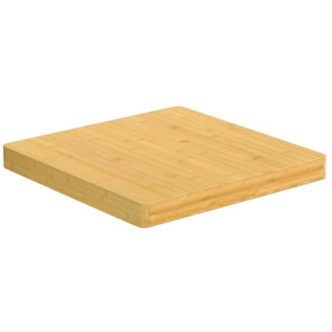 Dessus de table，Plateau de table，Dessus de bureau 60x60x4 cm bambou CFW78946