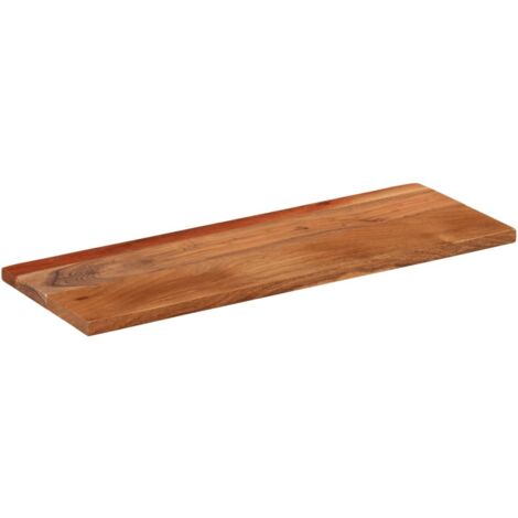 Dessus de table，Plateau de table，Dessus de bureau 70x40x3,8 cm rectangulaire bois massif d'acacia CFW66491