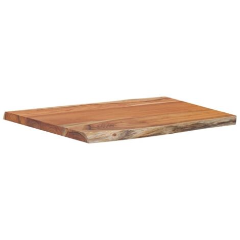 Dessus de table，Plateau de table，Dessus de bureau 70x60x2,5 cm rectangulaire bois massif acacia CFW54103
