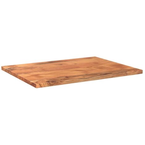 Dessus de table，Plateau de table，Dessus de bureau 70x60x3,8 cm rectangulaire bois massif d'acacia CFW90602