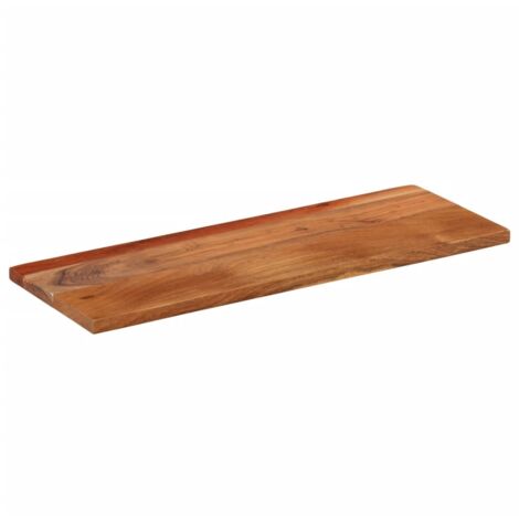 Dessus de table，Plateau de table，Dessus de bureau 80x20x3,8 cm rectangulaire bois massif d'acacia CFW84993